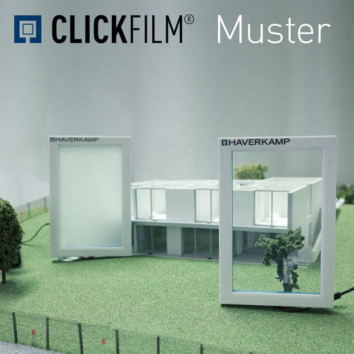Schaltbarer Sichtschutz für KfZ  HAVERKAMP ClickFilm<sup>®</sup> AM -  Haverkamp
